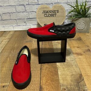 Vans Custom checkered canvas shoes unisex